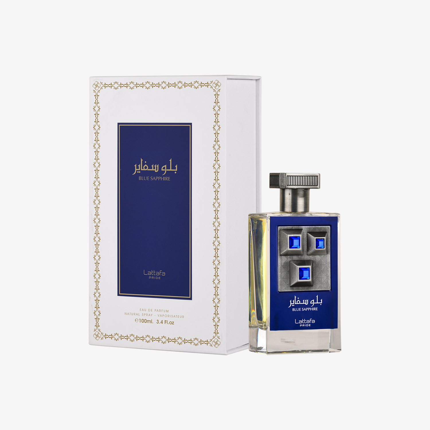 Lattafa Pride Blue Saphire EDP 100ml – packshot