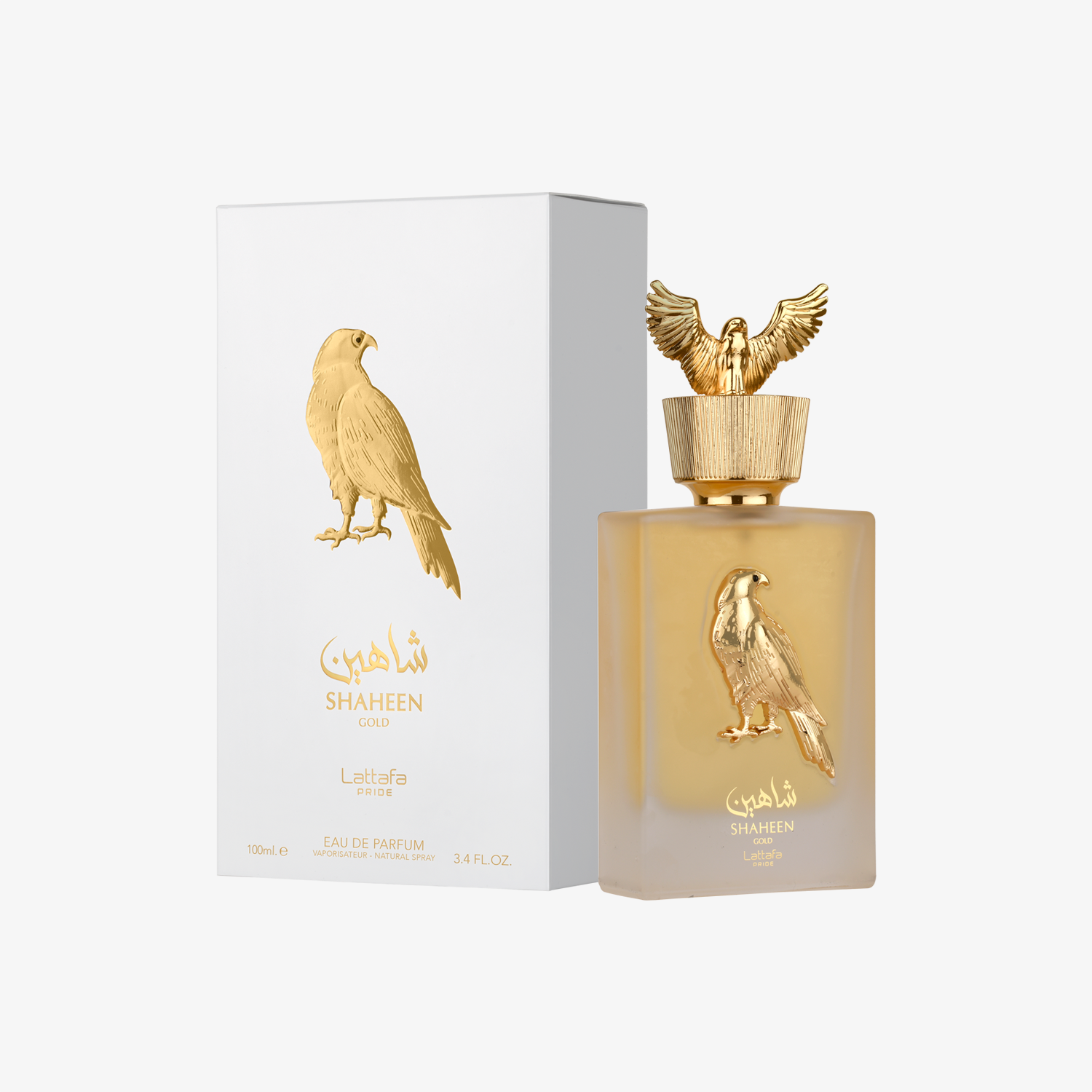 Lattafa Shaheen Gold EDP 100ml – packshot