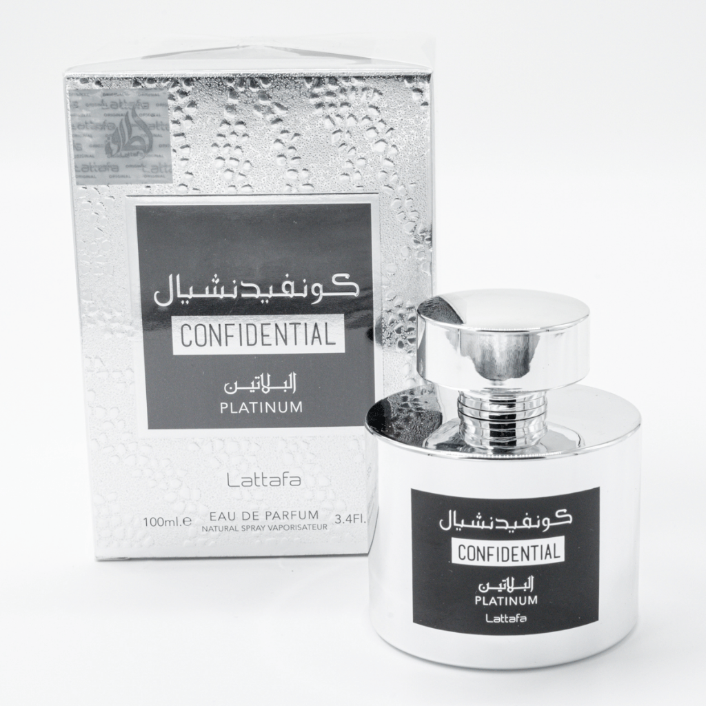 Lattafa Confidential Platinum EDP 100ml – dettaglio