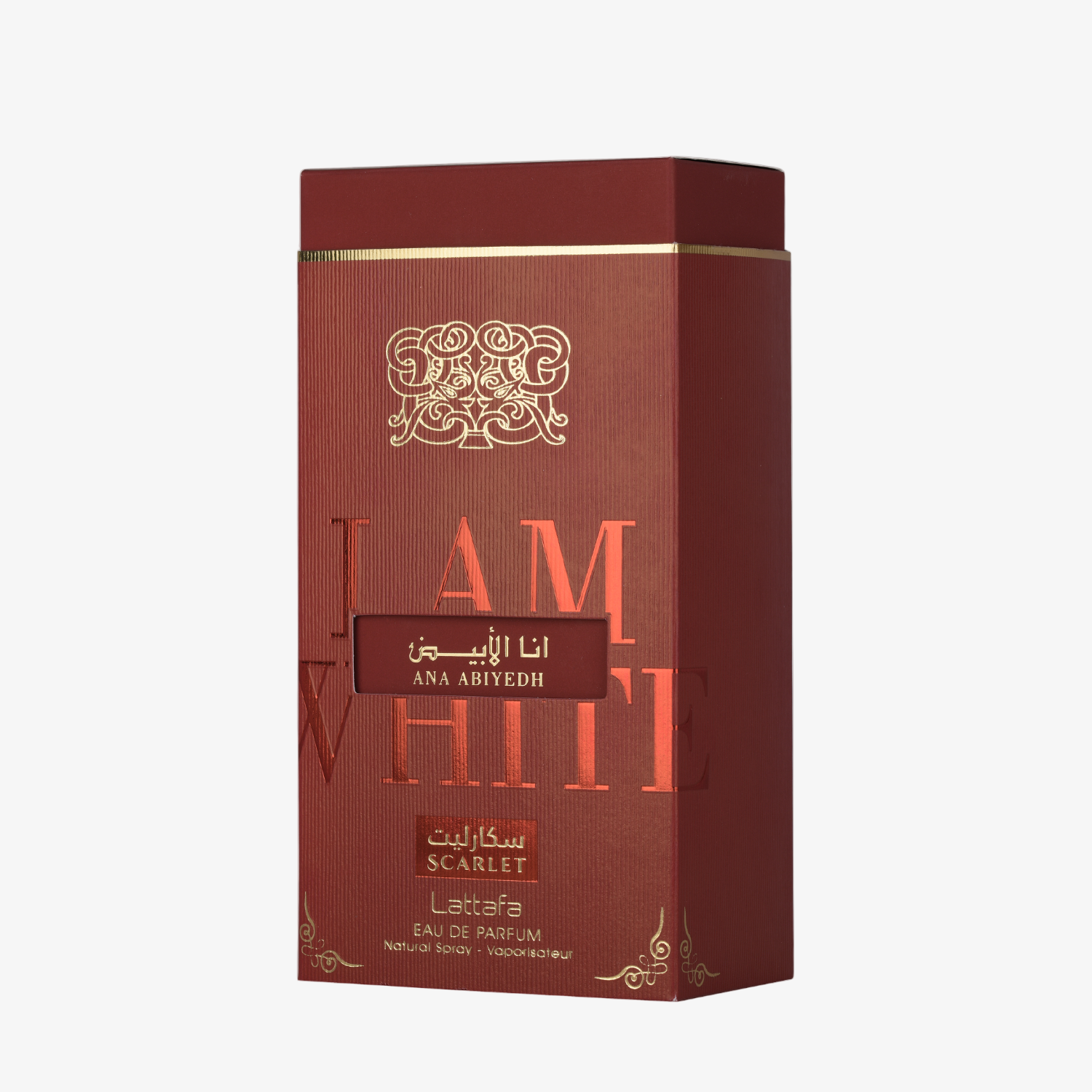 Lattafa Ana Abiyedh Scarlet EDP 60ml – confezione