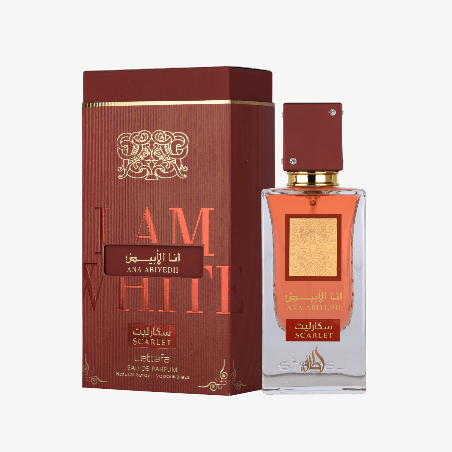 Lattafa Ana Abiyedh Scarlet EDP 60ml – con confezione