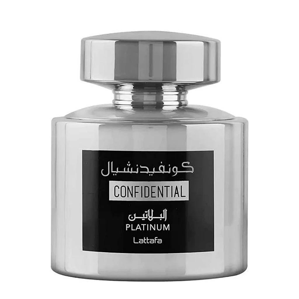 Lattafa Confidential Platinum EDP 100ml – packshot