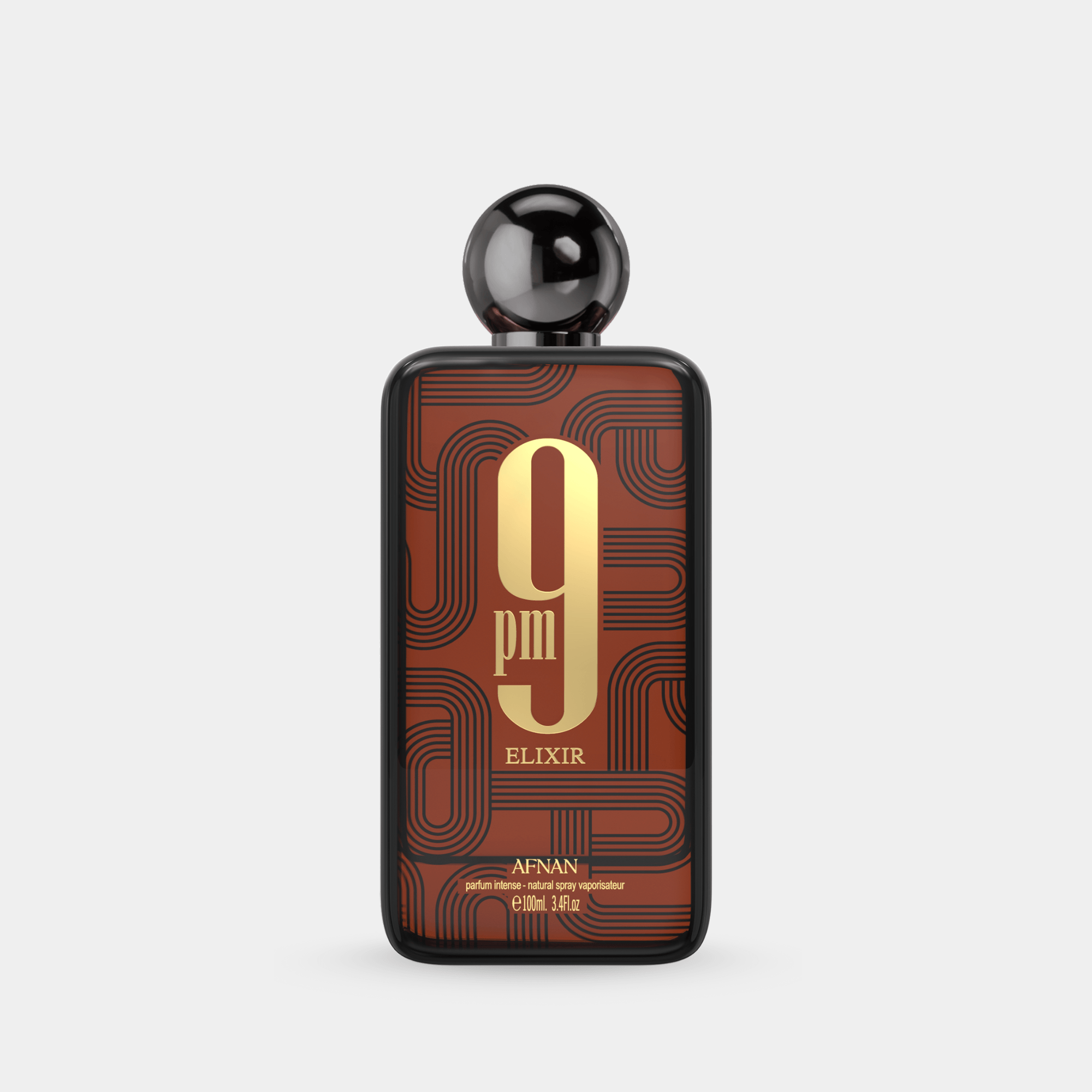 Afnan 9 PM Elixir Parfum Intense 100ml – bottiglia