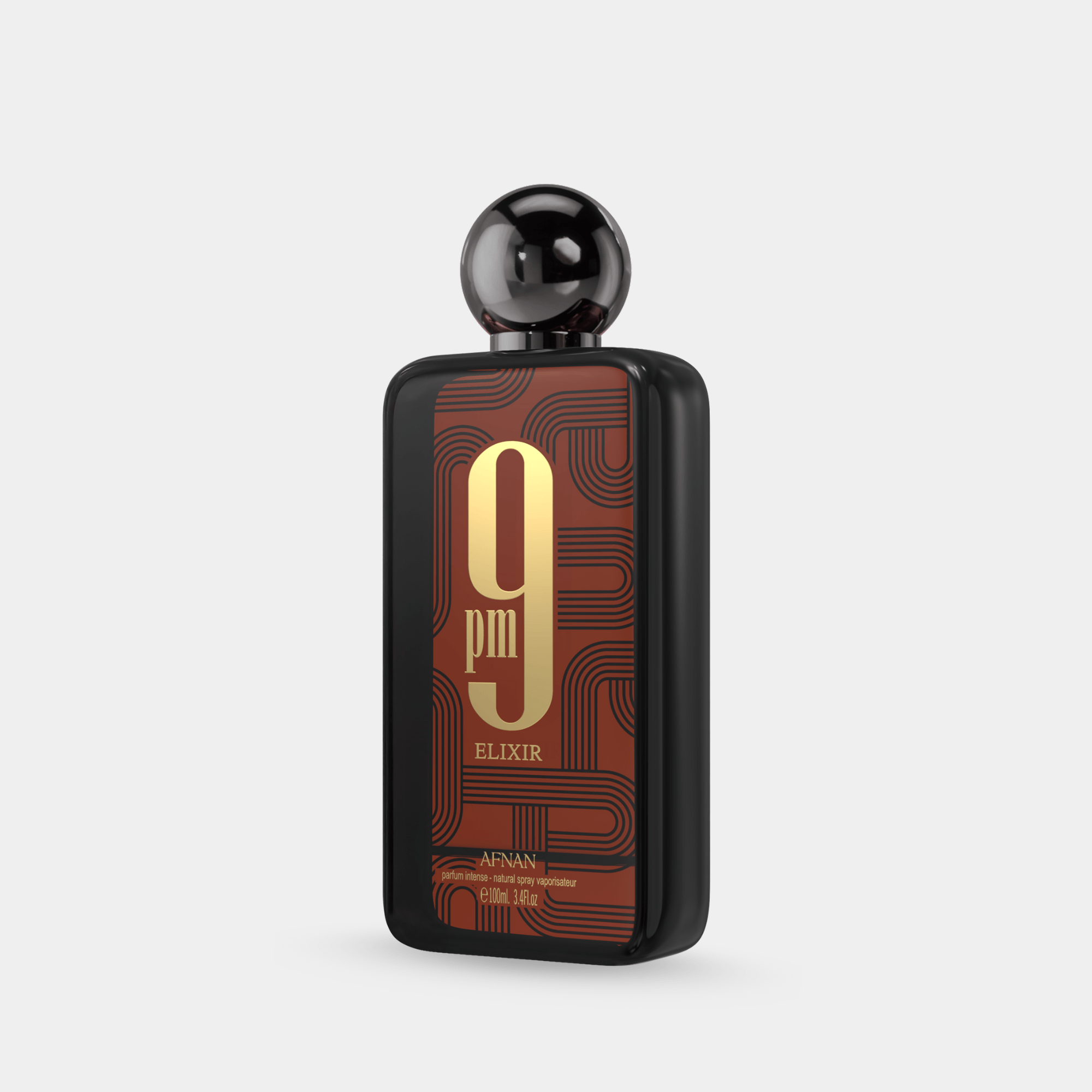 Afnan 9 PM Elixir Parfum Intense 100ml – packshot