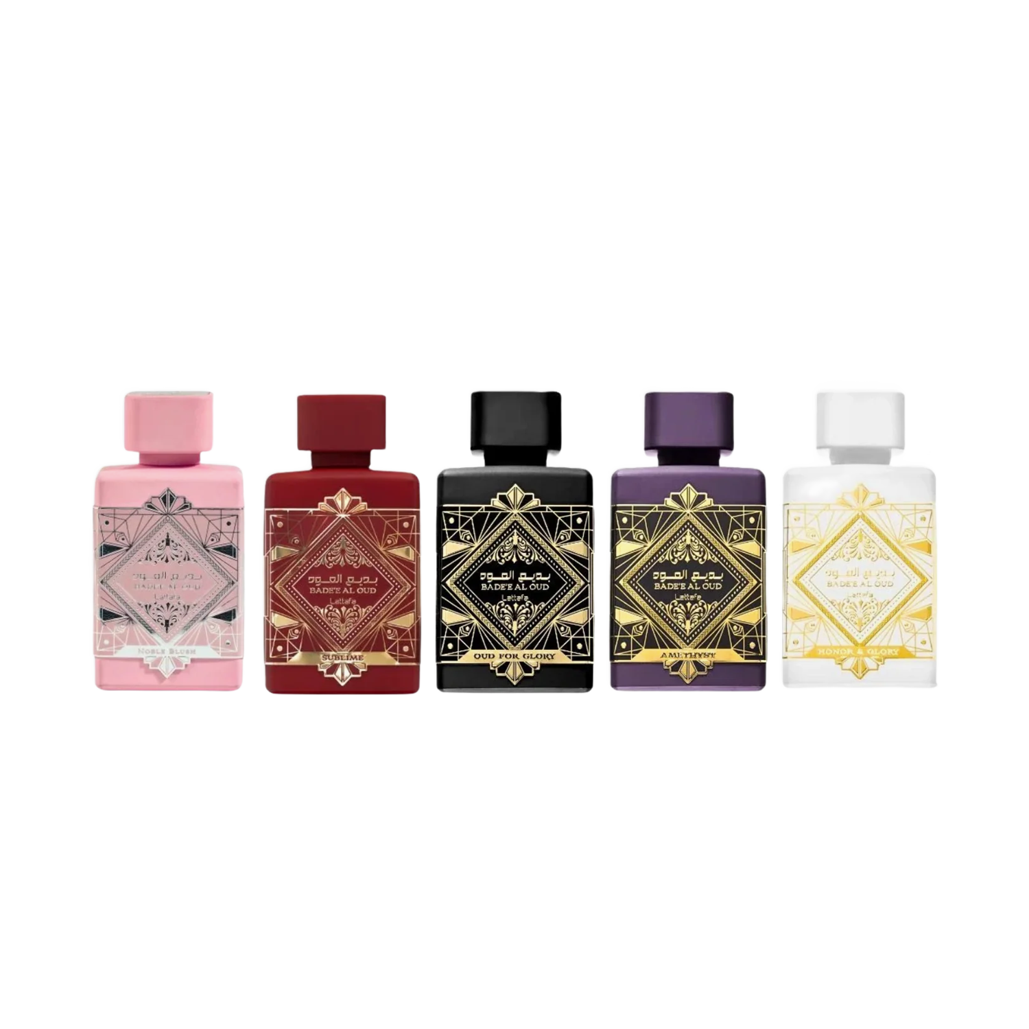 Lattafa Badee Al Oud Coffret 5 x EDP 5ml – set regalo