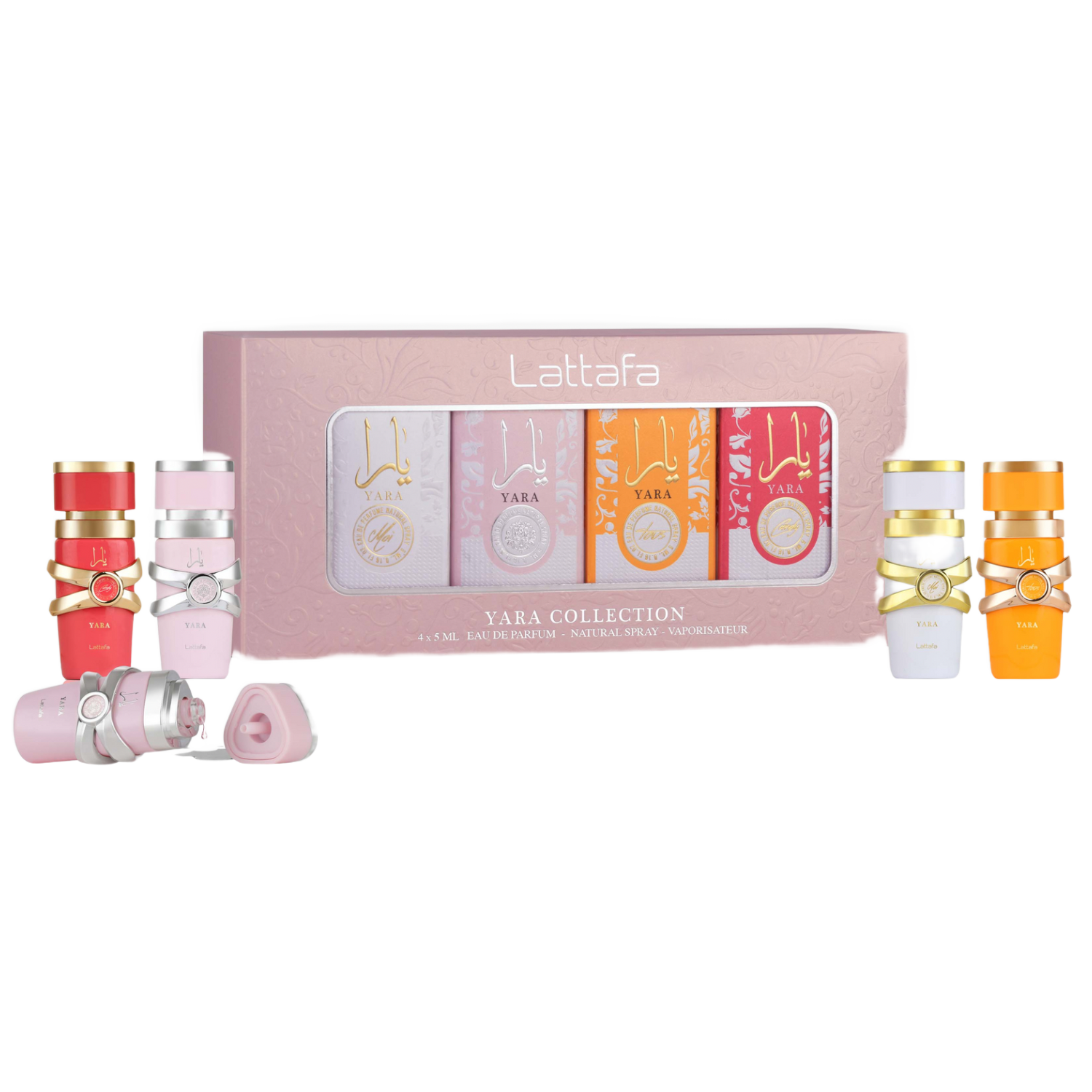 Lattafa Yara Coffret 4 x EDP 5ml – set regalo